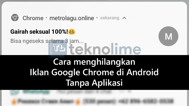 Cara Menghilangkan Iklan Google Chrome di Android Tanpa Aplikasi