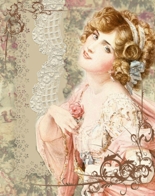 glenda's World Lovely in Pink Card set