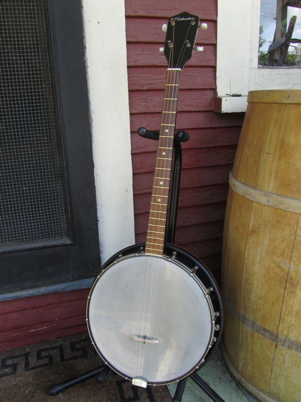 Head Tennis Bag >> Jake Wildwood: c.1960 Kay-made Silvertone Tenor Banjo Head Tennis Bag >> Jake Wildwood: c.1960 Kay-made Silvertone Tenor Banjo
