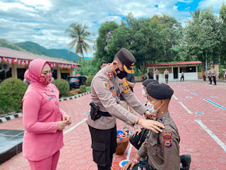 Kapolres Enrekang Adakan Upacara Tradisi Bhayangkara Baru