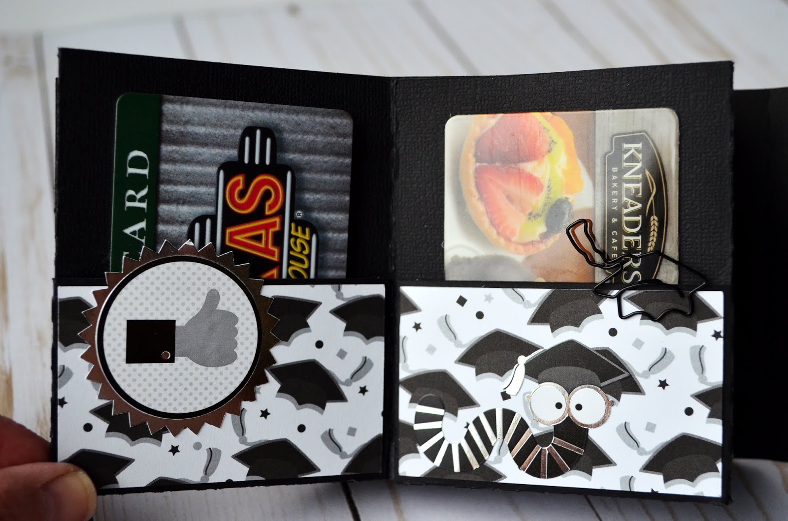 just me...and my little world graduation gift card mini album