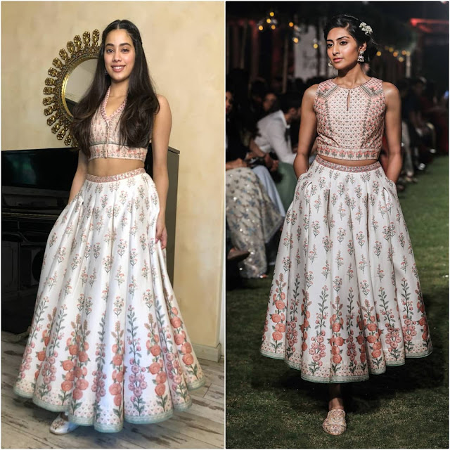 Janhvi Kapoor in Anita Dongre and Fizzy Goblet