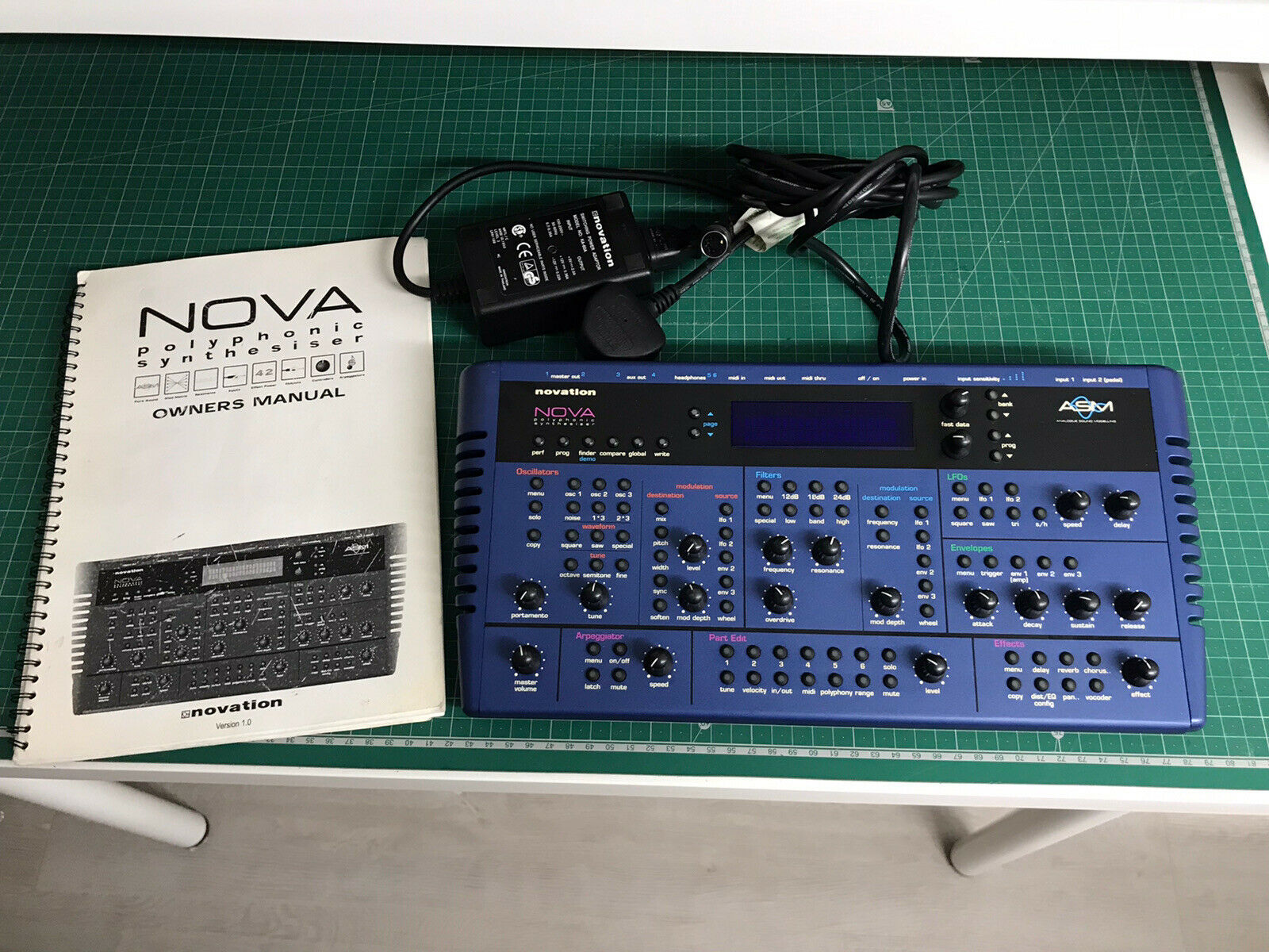 Novation Nova Desktop 16 Voices Multitimbral Digital Synth VA OS (NEW