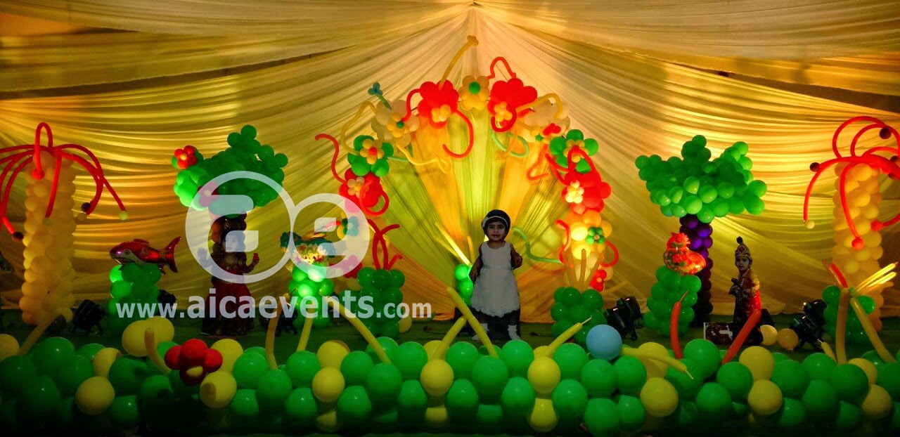 Aicaevents India Birthday Party balloon decorations