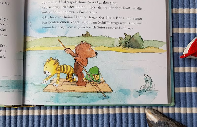 Ein Tag mit Tiger und Bär. Neue Geschichten aus der Figurenwelt von Janosch. Tolle Illustrationen von Johanna Seipelt und ein behutsam weitergeführter Text von Florian Fickel.