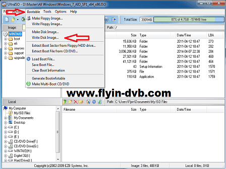 Cara membuat bootable USB Windows menggunakan ultraiso tahap 2 Cara membuat bootable USB Windows menggunakan ultraiso tahap 2