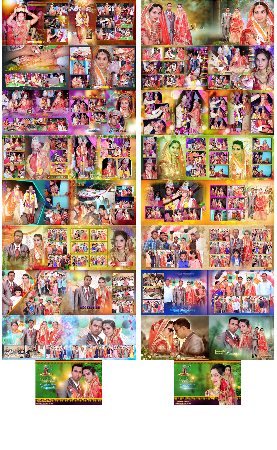 Creative Album Design Vol - 01 FREE 12 x 36 PSD DOWNLOAD