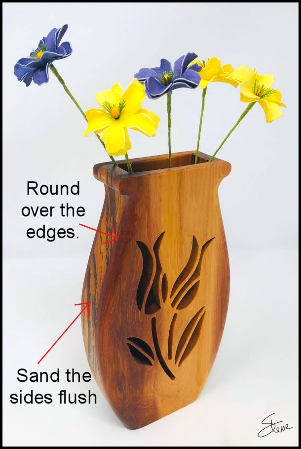 Scrollsaw Wooden Vase Scroll Saw Pattern.