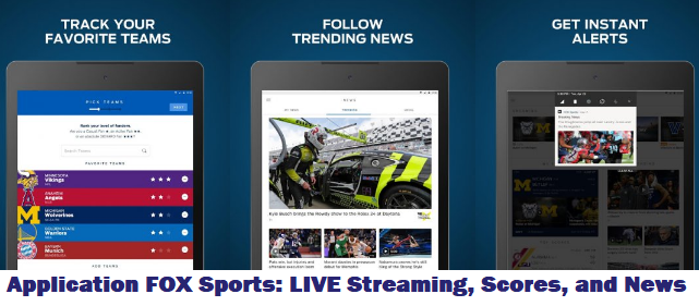 Application FOX Sports: LIVE Streaming, Scores, and News