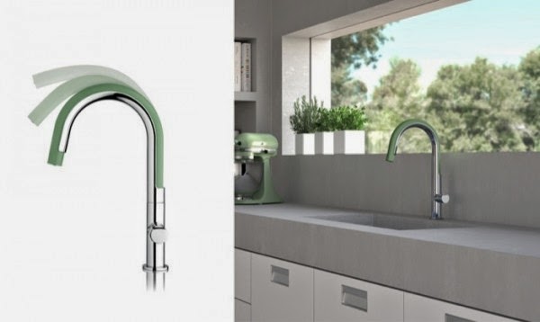 Marzua: COOK: grifo de cocina con mango de silicona