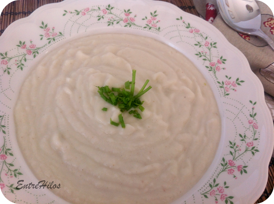 crema de coliflor