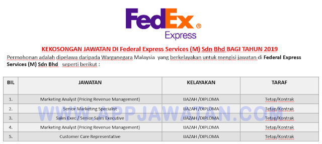 Federal Express Services (M) Sdn Bhd.