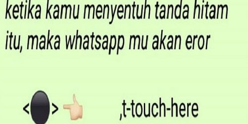 Bongkar Misteri Icon Bulat Hitam Yang Bisa Membuat Whats App Anda Error