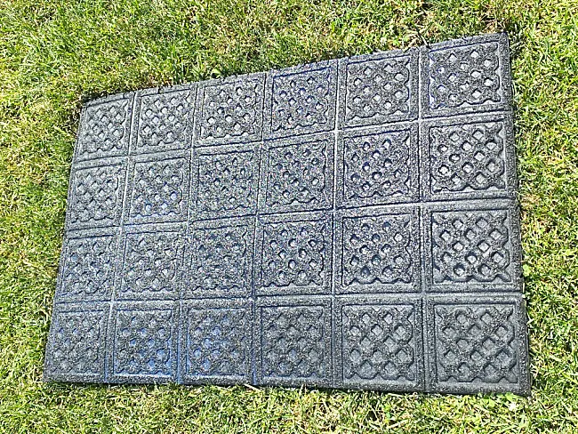 painted outdoor mat