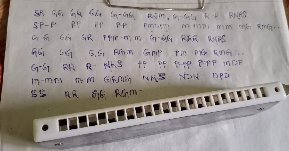 How to play national anthem jana gana mana on harmonica Notes