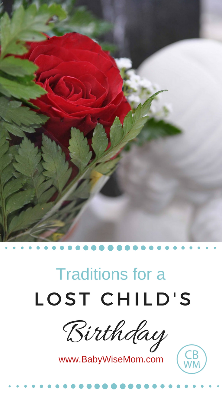 Traditions for a Lost Child's Birthday