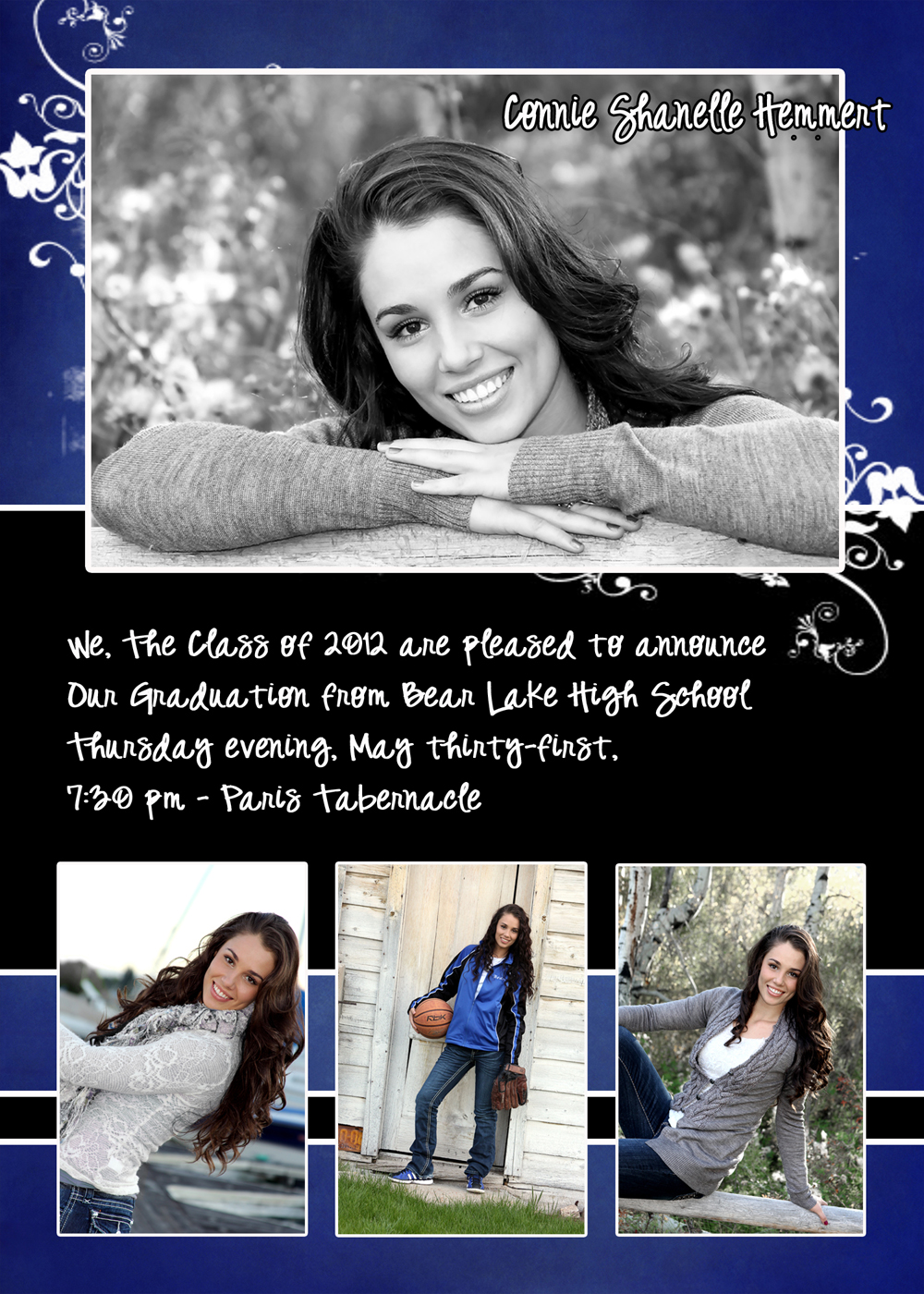 Only 1 You Photography: Graduation Announcement Examples