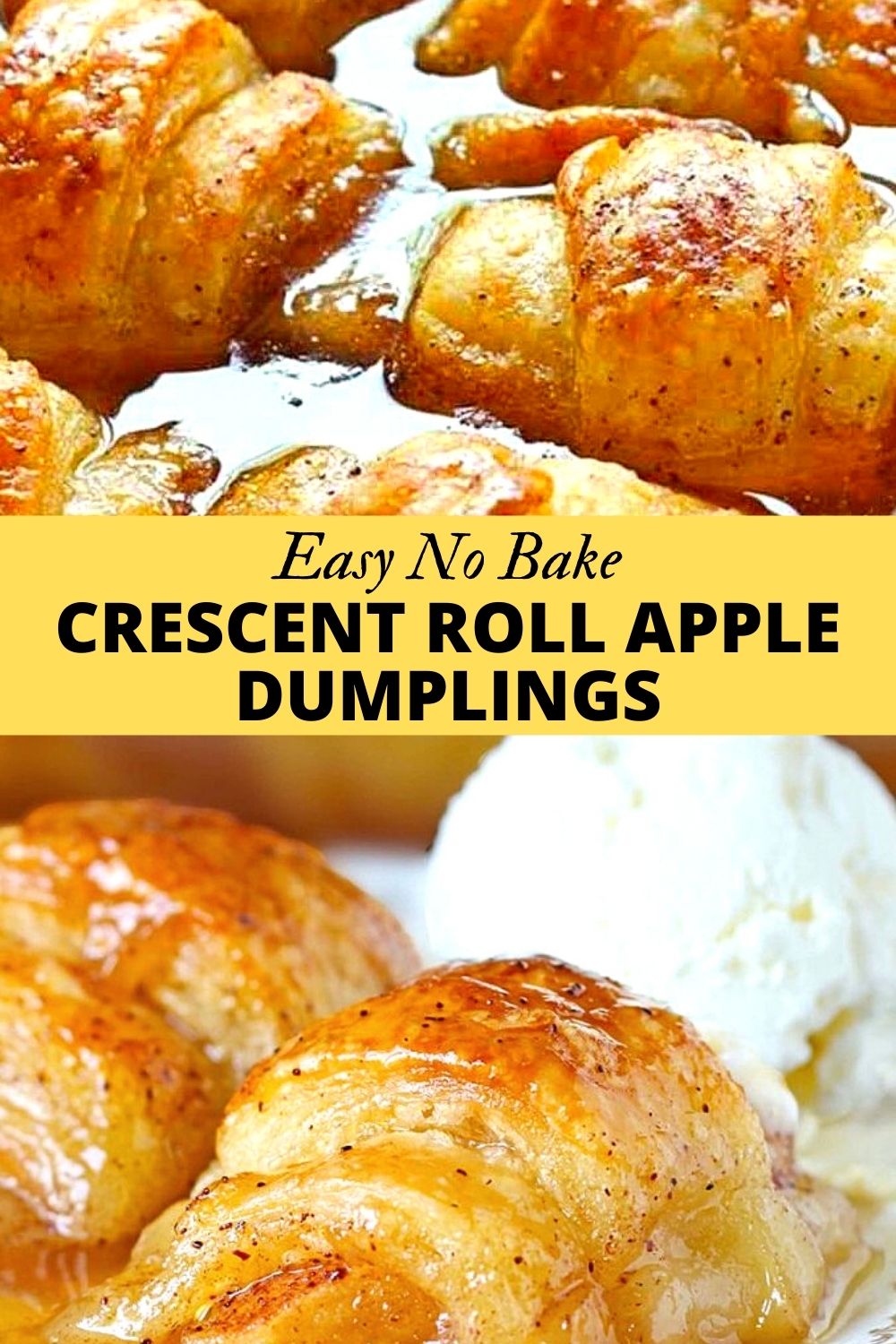 Crescent Roll Apple Dumplings Delicious Food