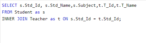 Types of joins in SQL Equi and Non_Equi join