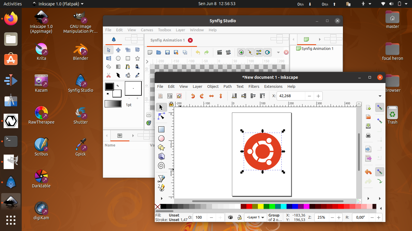 Complete Graphic Design Suite On Ubuntu 20 04 Inkscape Gimp Krita And More