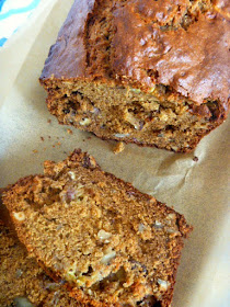 Whole-Grain Harvest Nut Banana Bread:  Delectiable nutty goodness makes this earthy banana bread perfect for Fall!  - Slice of Southern