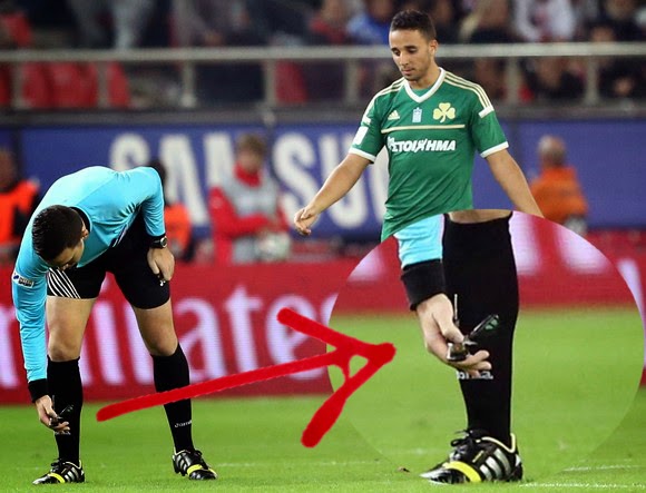 Πέταξε τα κλειδιά του στον αγωνιστικό χώρο! (pic)