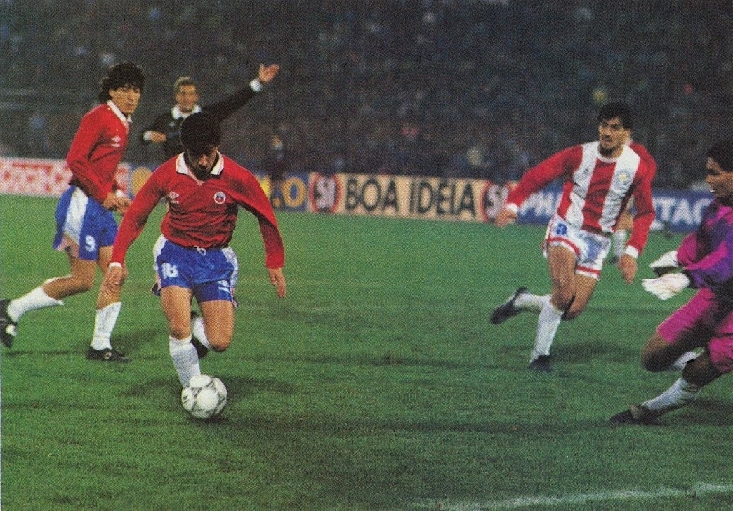 Partidos de la Roja [14/07/1991] ChileParaguay 40