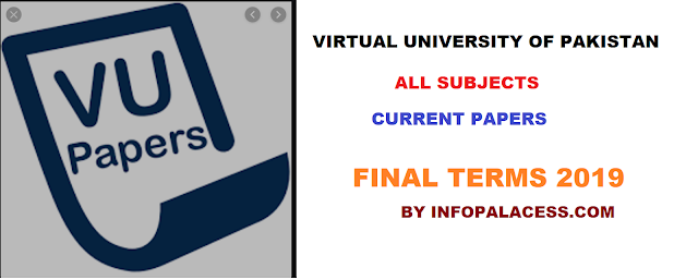 All Subjects Current Final Term Papers Spring 2019