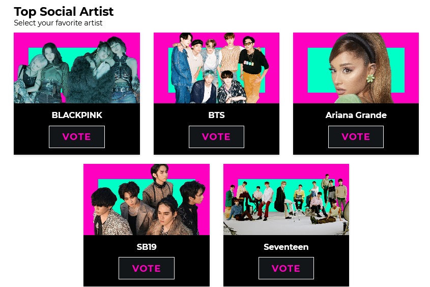 Vote for SB19 in the Billboard Music Awards