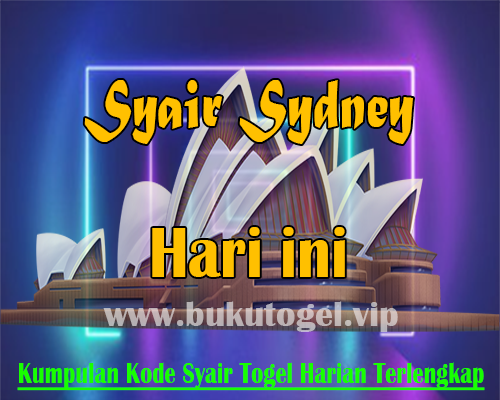 Syair Sydney Kamis 29 April 2021