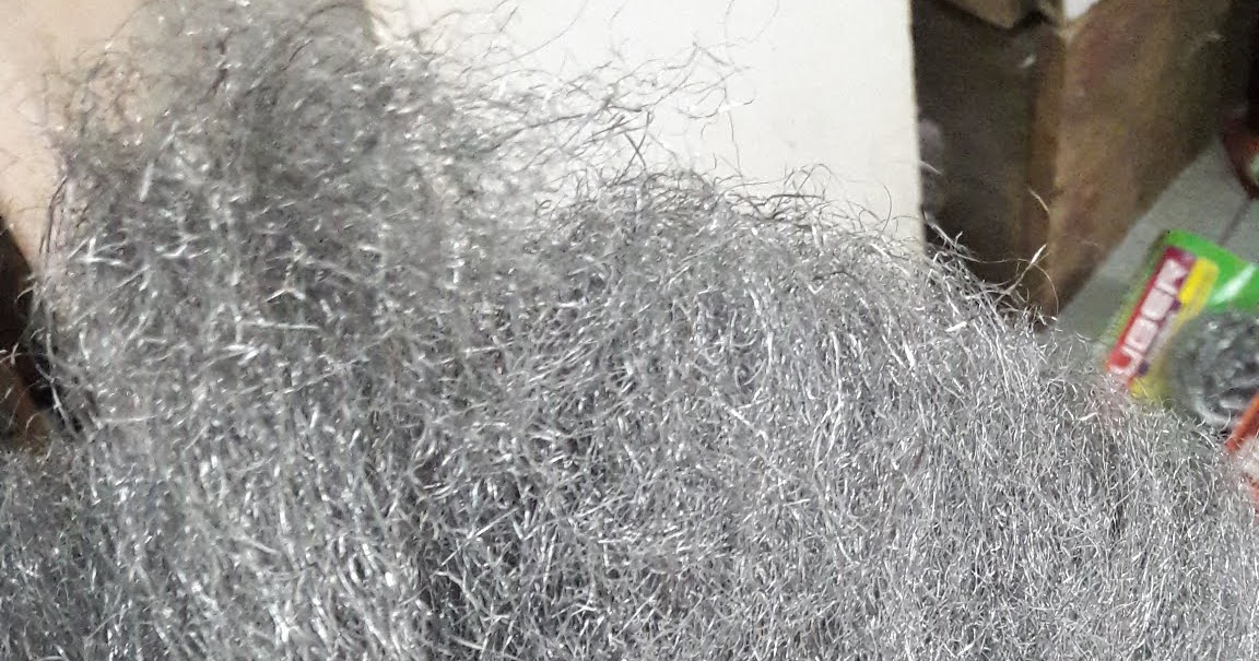 civil creater STEEL WOOL AND STAINLESS STEEL SCRUBBER ARE USED IN