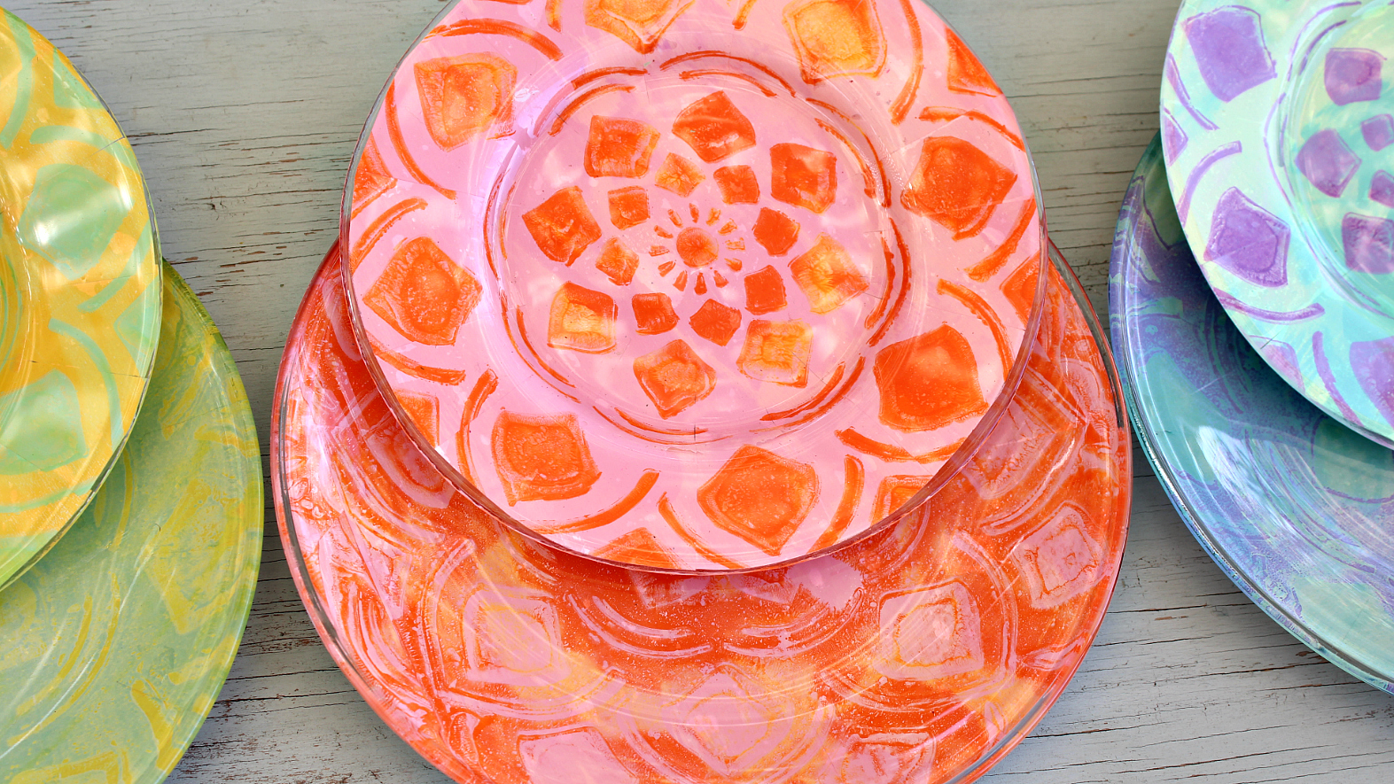 Mark Montano Colorful Boho Plates DIY