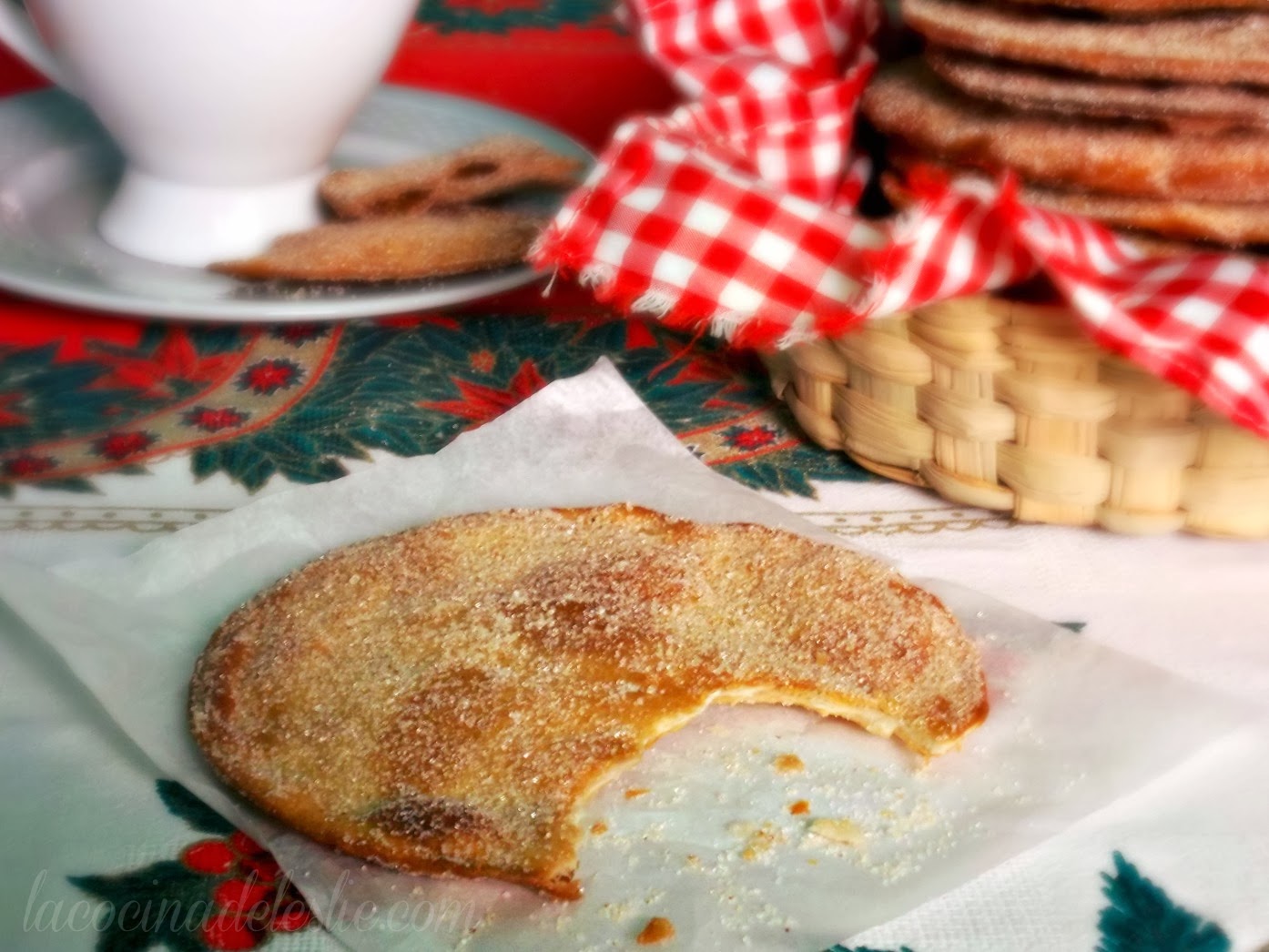 Easy Cinnamon Buñuelos & Cafe con Leche 