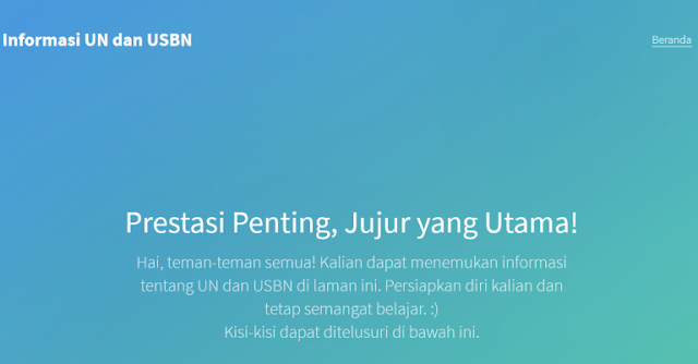 Panduan Download Kisi-Kisi UN 2018 Semua Mapel