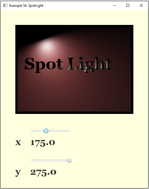 100 JavaFX Tutorials 54. Spot Light
