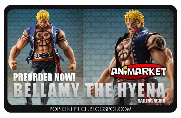Animarket: Preorders open for Bellamy The Hyena - P.O.P Sailing Again!