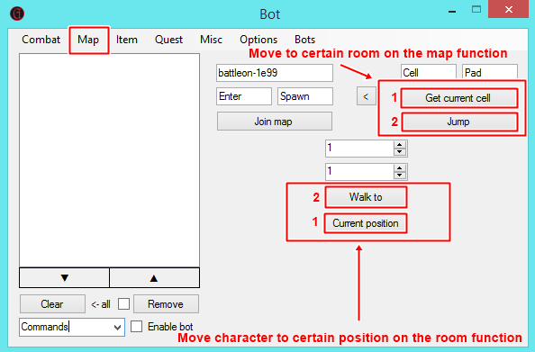 Next step map feature grimoire