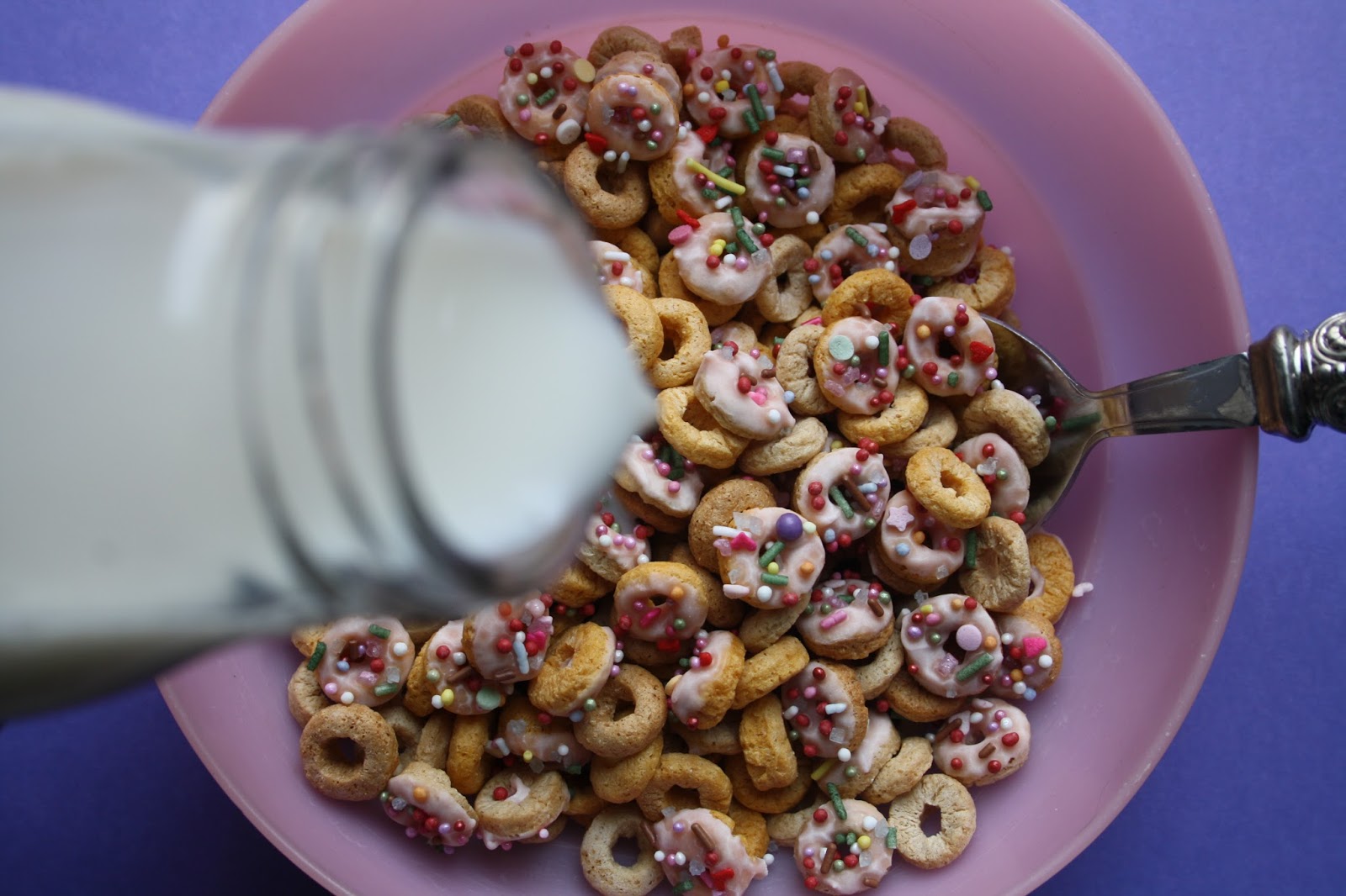Floral Frosting Donut Cereal