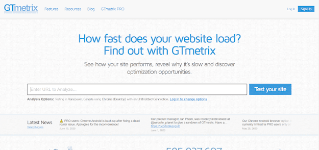 GTMetrix GTMetrix