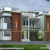 6 bedroom flat roof home design