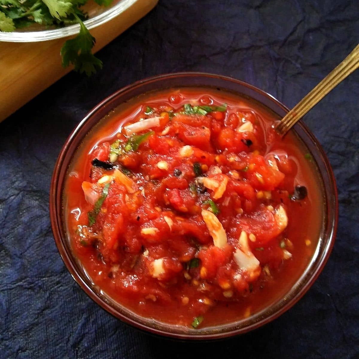 Chutney indio de tomate