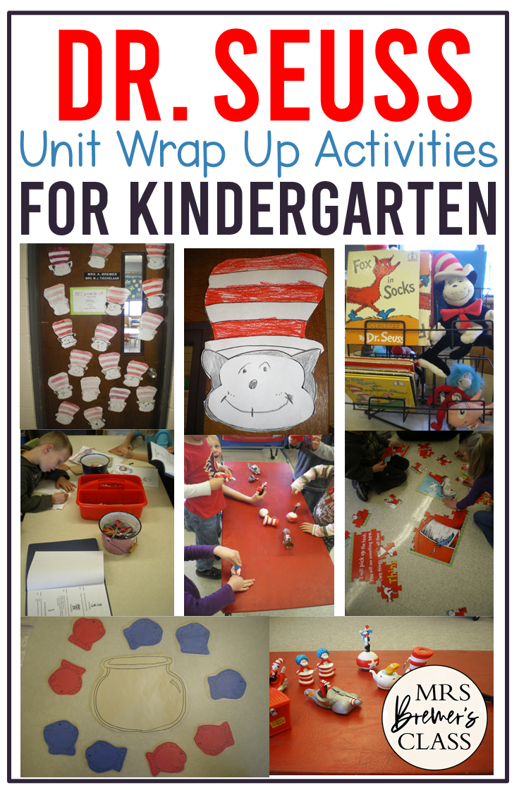 Wrapping up Dr. Seuss Month with Dr. Seuss Activities and Centers
