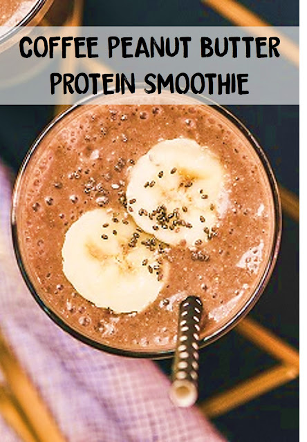 COFFEE PEANUT BUTTER PROTEIN SMOOTHIE
