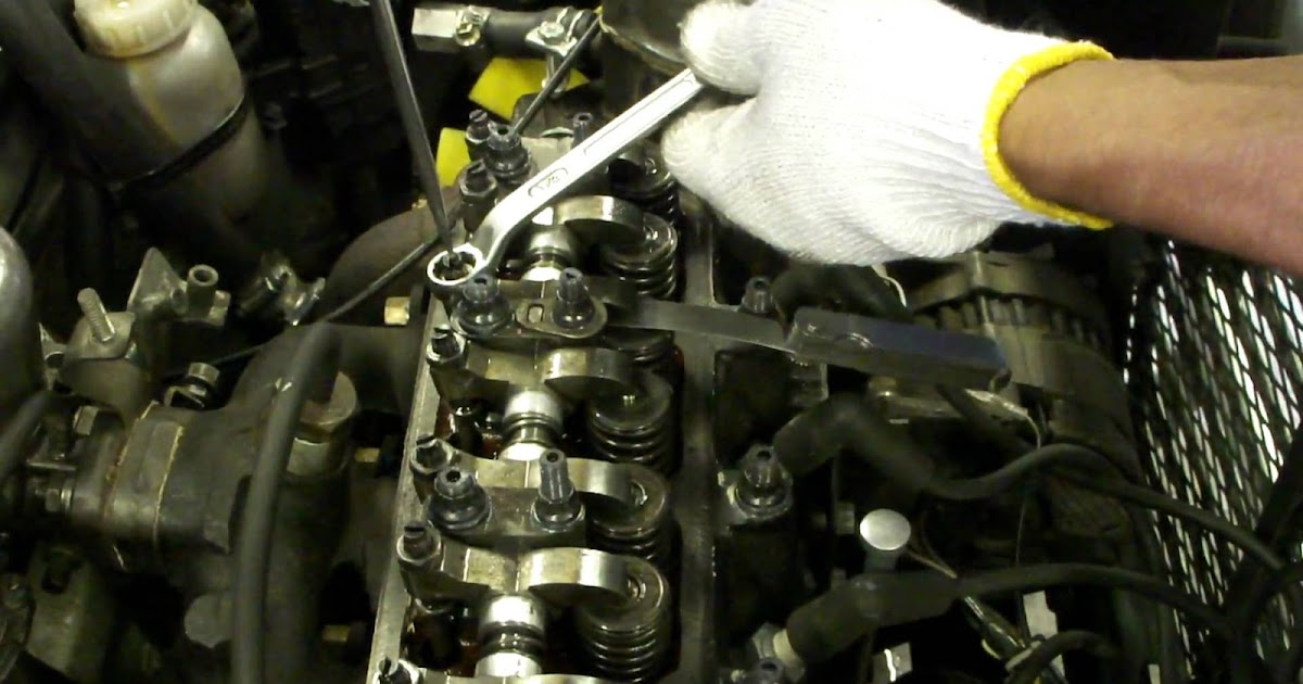How to take tappet clearance and adjust it