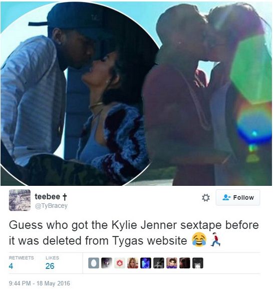 Sex tape featuring Tyga & Kylie reportedly leaked on Tyga's websit...
