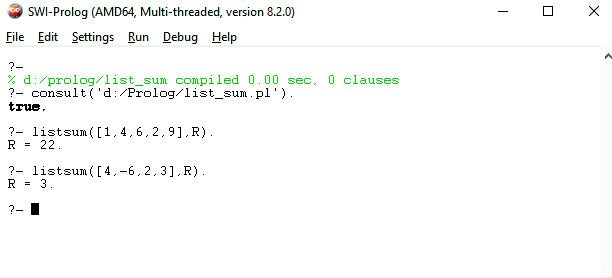 CS Assign: Write a Prolog program to implement sumlist(List,Sum) so ...