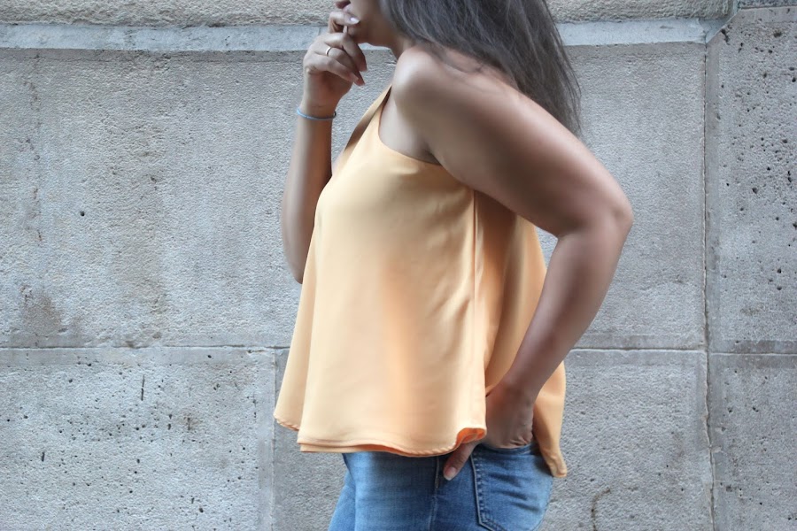 DIY Tutorial y patrones gratis blusa mujer capa circular asimétrica 