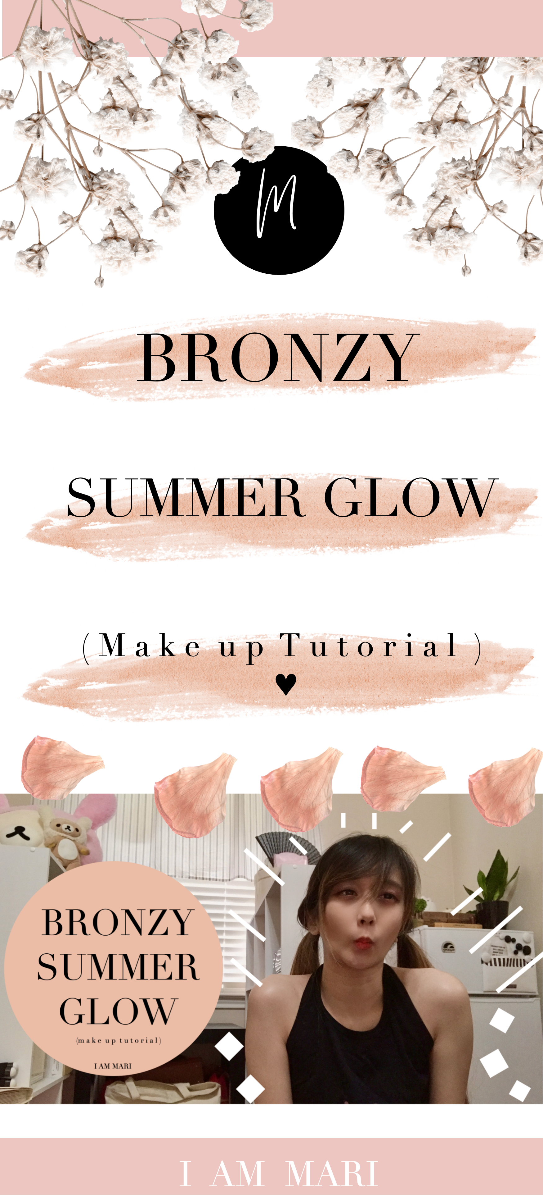 Bronzy Summer Glow Make Up Tutorial