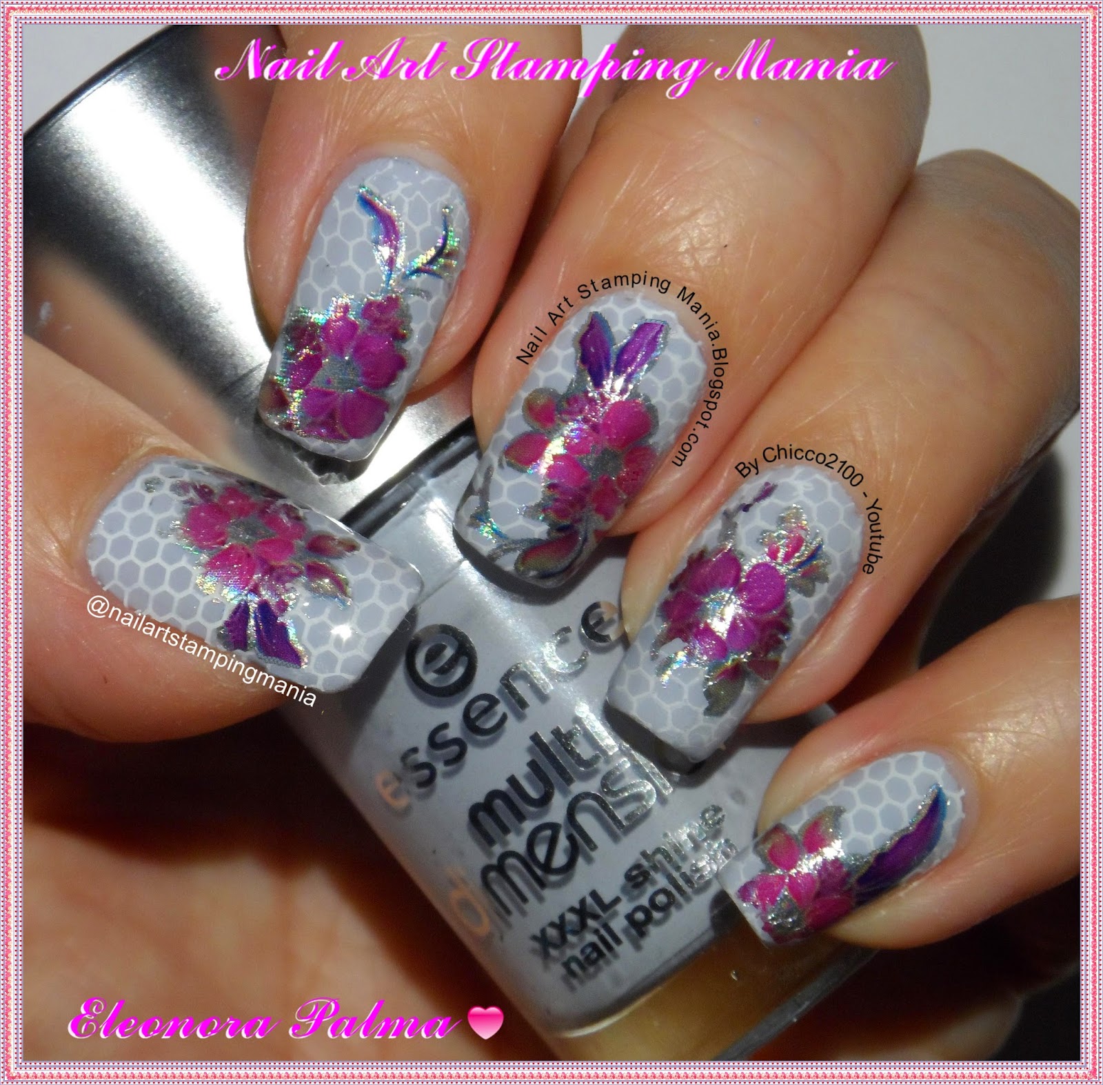 Nail Art Stamping Mania: Born Pretty Foil A49 Review, Swatches And ...