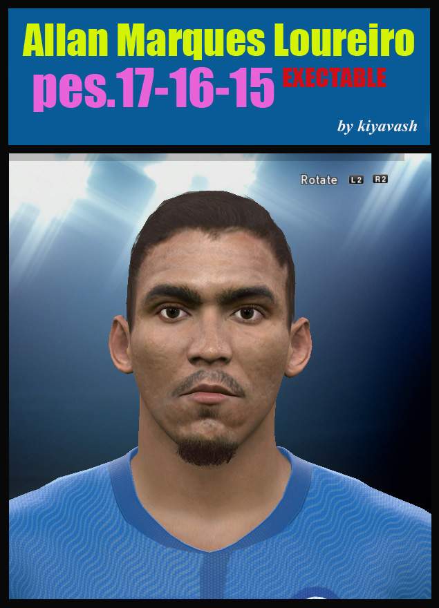 PES 2017 Allan Marques Loureiro Face by kiyavash